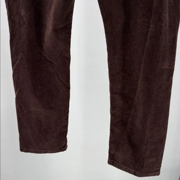 Mutual Weave The Slim Men's Corduroy Pants dark brown casual office 38x30 work - Picture 5 of 11